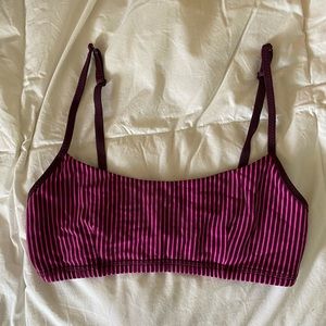 Lululemon Striped Sports Bra